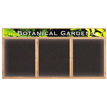 United Visual Products Open Faced Traditional Corkboard, 48x36" UV642A-BRONZE-ULTMAR
